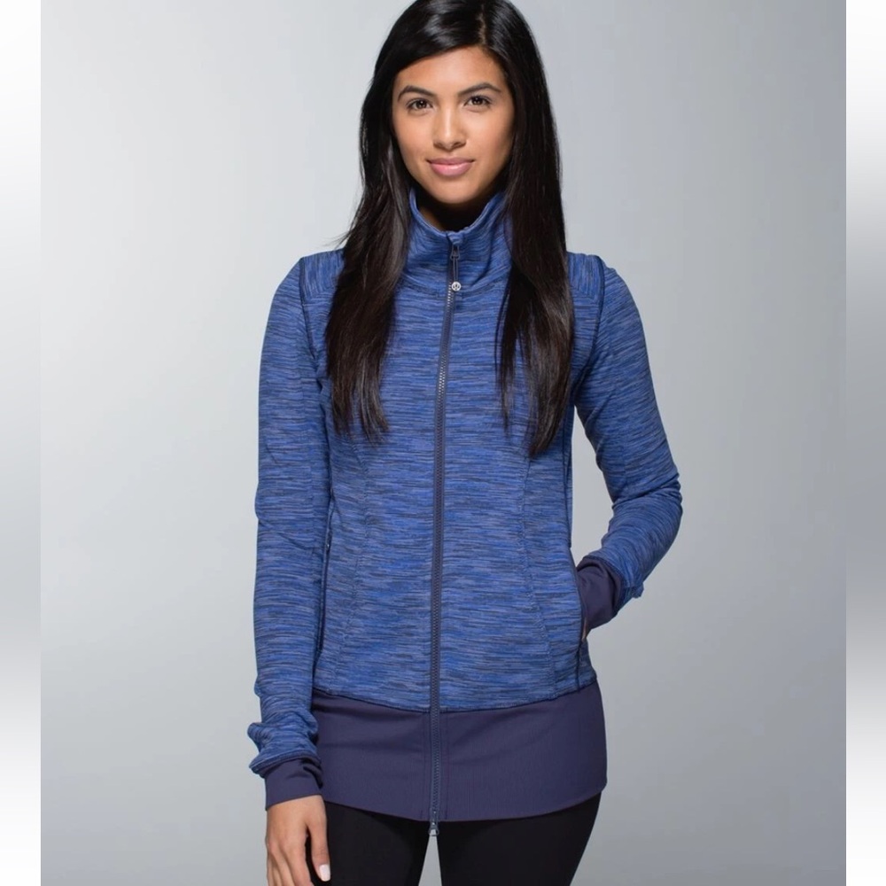 Rare Lululemon Athletica Full Zip Nice Asana Jacket Size 10
